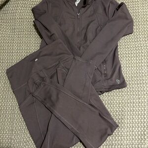 Ellie Taupe Activewear Set